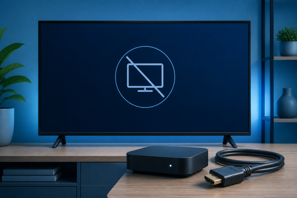 IPTV no signal HDMI and streaming device