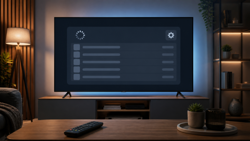 Smart TV IPTV playlist stuck loading