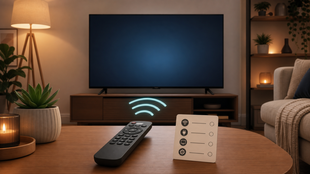 Smart TV remote and IPTV troubleshooting checklist