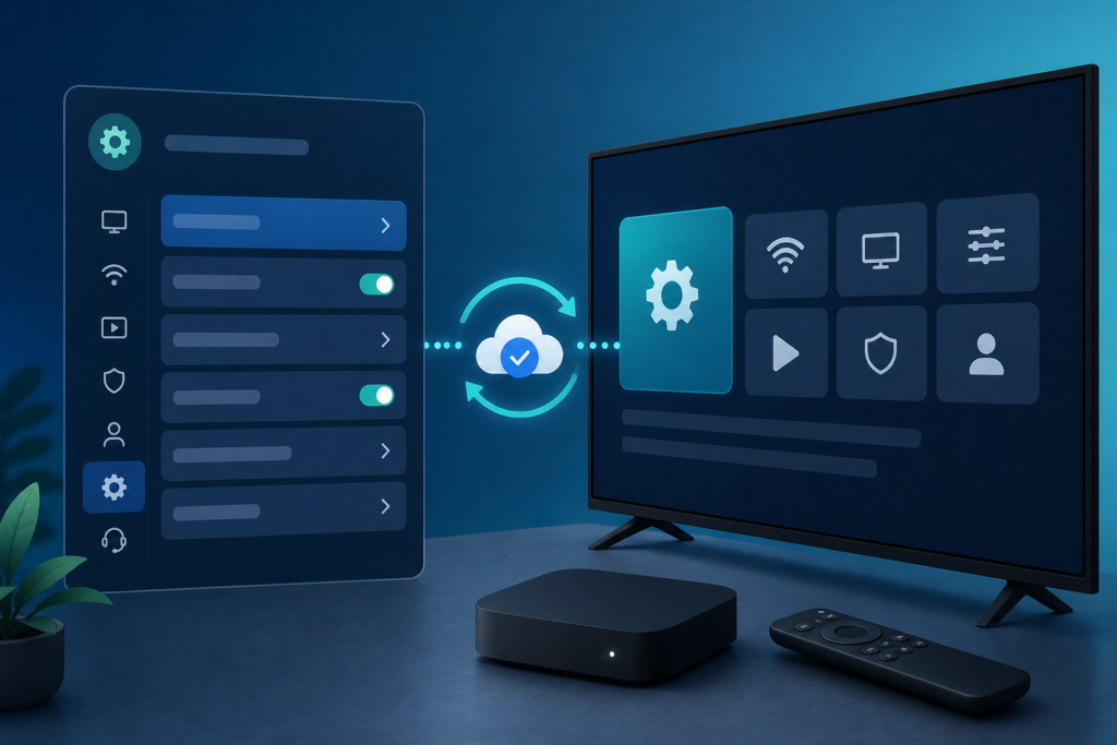 IPTV player settings persistence checks