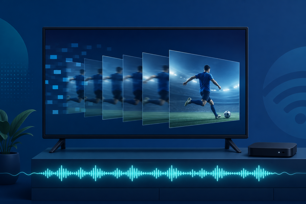 IPTV video stutter with continuing audio