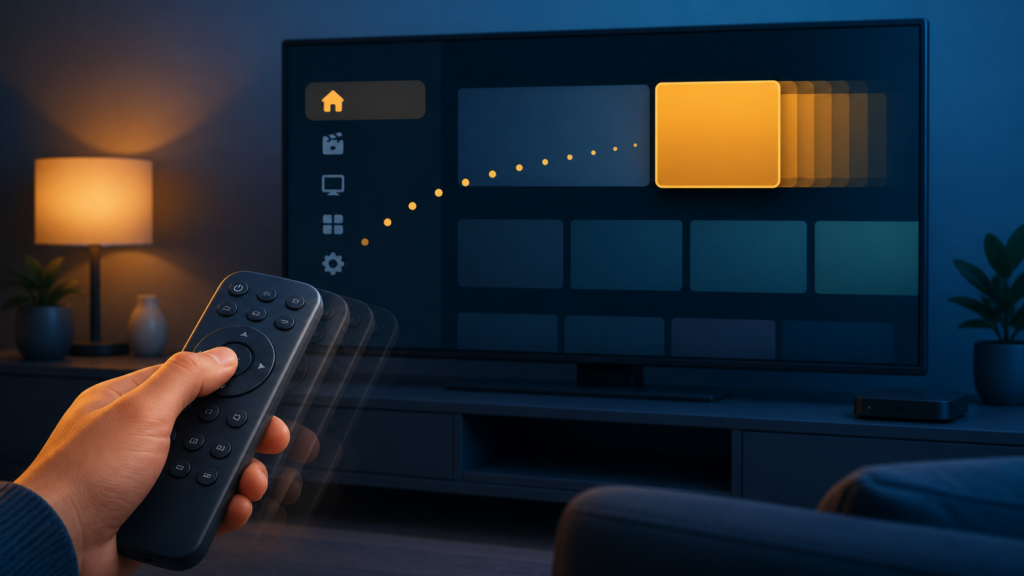 IPTV Remote Navigation Delayed: Device and Player Checks Generic streaming remote navigation delay troubleshooting illustration