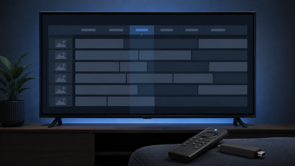 Generic Firestick IPTV EPG missing channel logos