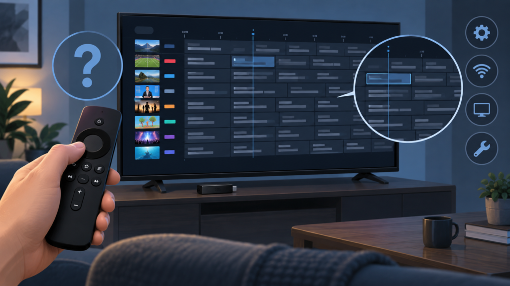 IPTV EPG Text Too Small on Firestick: Safe Display Checks Generic Firestick IPTV EPG small text display